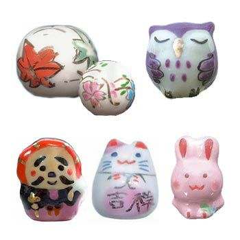 陶七福神・布袋 |生地 和柄/和布/ちりめん手芸通販布がたり