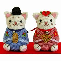 お雛様手作りキット あみぐるみ・雛ねずみ |生地 和柄/和布/ちりめん