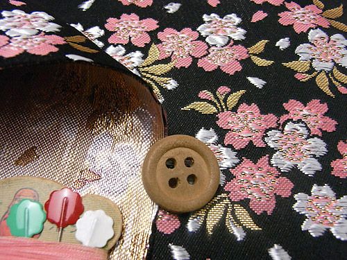 高級 袋帯 正絹 六通柄 ピンク パープル ラメ 振成人式 桜柄 約30