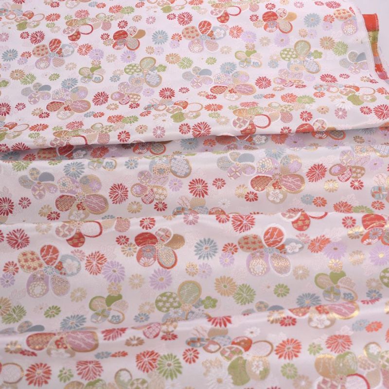 金らん・梅と小菊（白）