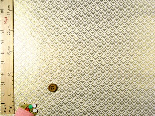 金らん・青海波（白/金）