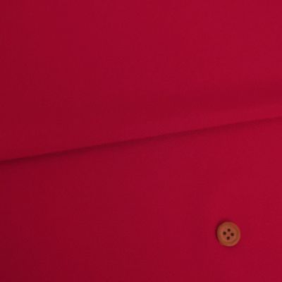 無地ポリエステルちりめん(赤) 10cm単位 切り売り