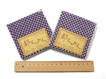ちりめんカットクロス・疋田しぼり（紫）23×33cm