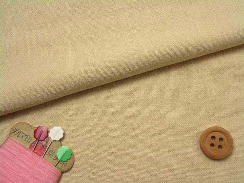 コットン生地・あづみ野木綿（肌色）