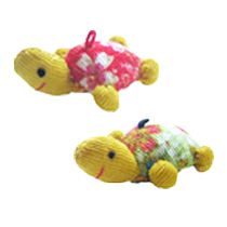ちりめん細工パーツ（完成品）・かめ