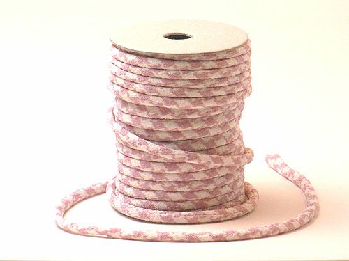 ちりめん丸ひも・モダン柄・３ミリ（実寸約4ミリ）　千鳥格子