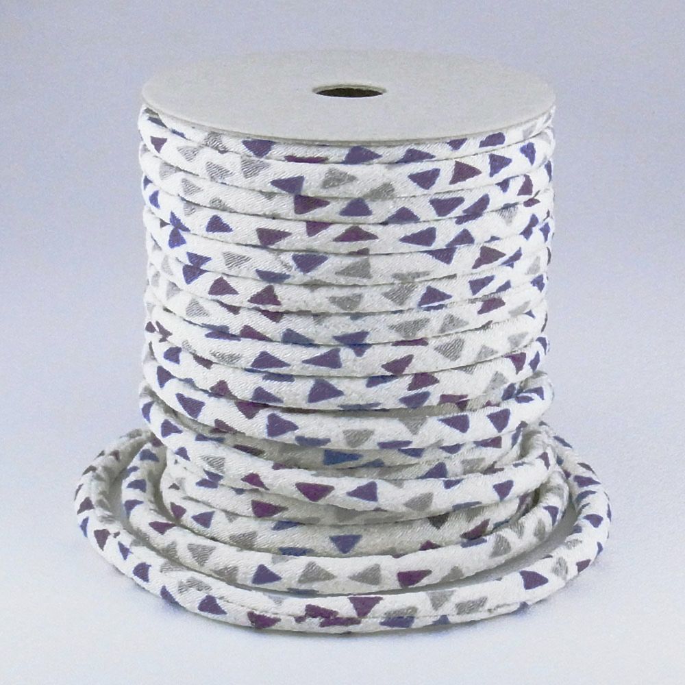 ちりめん丸ひも・モダン柄・４ミリ（実寸約5-6ミリ）　さざれ