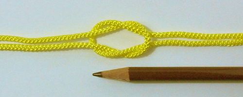 江戸打ちひも・細（蛍光黄）