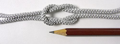 江戸打ちひも・中太（ライトグレイ）