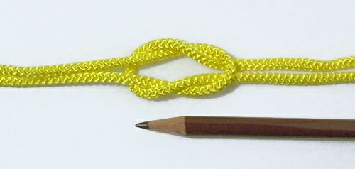 江戸打ちひも・中太（蛍光黄）