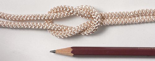 江戸打ちひも・太（薄ピンクベージュ）