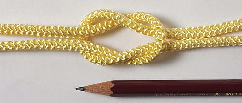 江戸打ちひも・太（淡黄色）