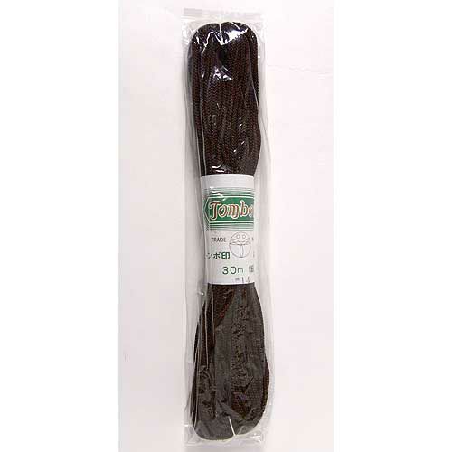 江戸打ちひも・細（こげ茶）：30mかせ