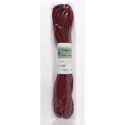 江戸打ちひも・中太(えんじ):15mかせ