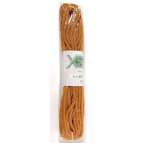 江戸打ちひも・太（金茶）：15mかせ