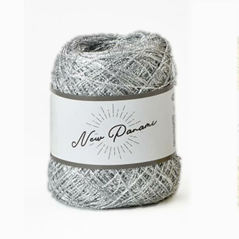 メタリックヤーン＜ニューパナミ＞（銀）200m巻