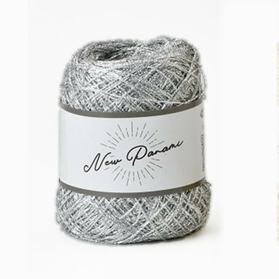 メタリックヤーン＜ニューパナミ＞（銀）200m巻