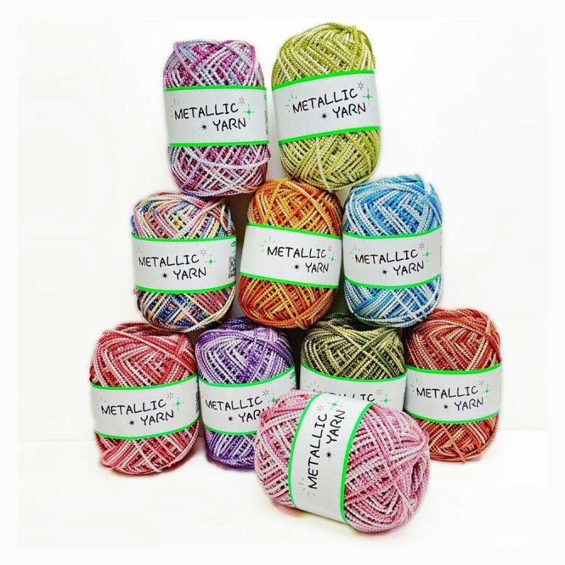 メタリックヤーン《ルビー》・50m