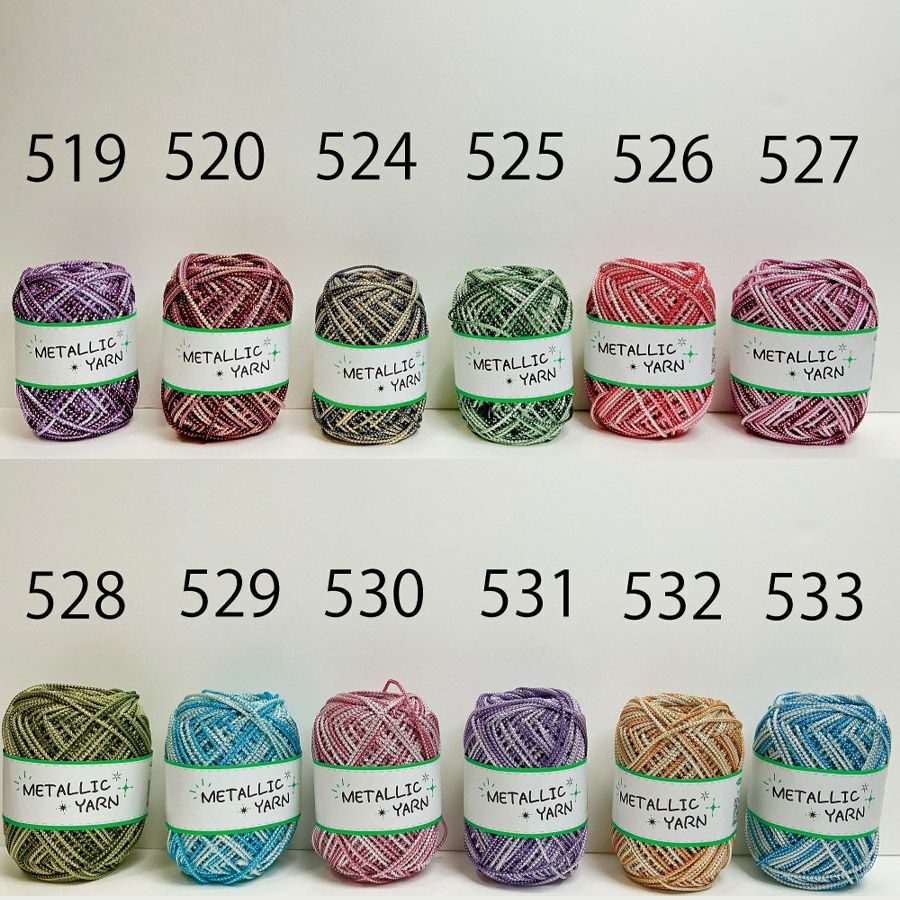 メタリックヤーン《ルビー》・50m