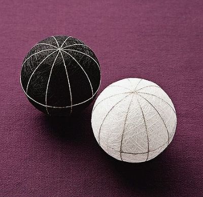 地割り済手まり芯（4等分） |生地 和柄/和布/ちりめん手芸通販布