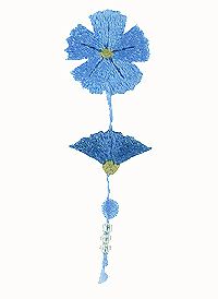 和風ワッペン（なでしこ）