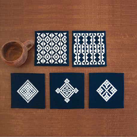 こぎんキット・コースター（紺）