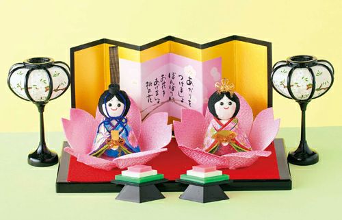 雛人形手作りキット・花びらおひなさま（お雛様）