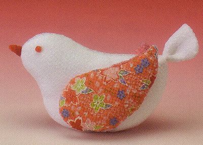 キット・雅びつるし飾り単品・鳩 |生地 和柄/和布/ちりめん手芸通販布  