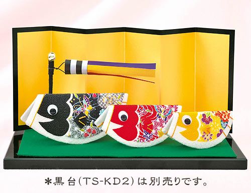 刺繍三つ折り焼桐屏風 飾台 セット 五月人形 子供の日 （端午の節句|和 