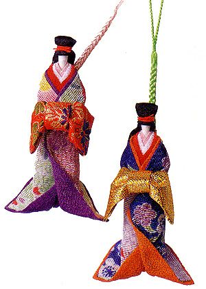 龍児作　なかよし　ちりめん　縮緬　創作人形　41㎝　女の子 龍児作 なかよし ちりめん 縮緬 創作人形 41㎝ 女の子