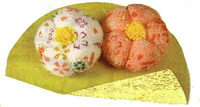 キット・ちりめん手芸　紅白梅ごろも