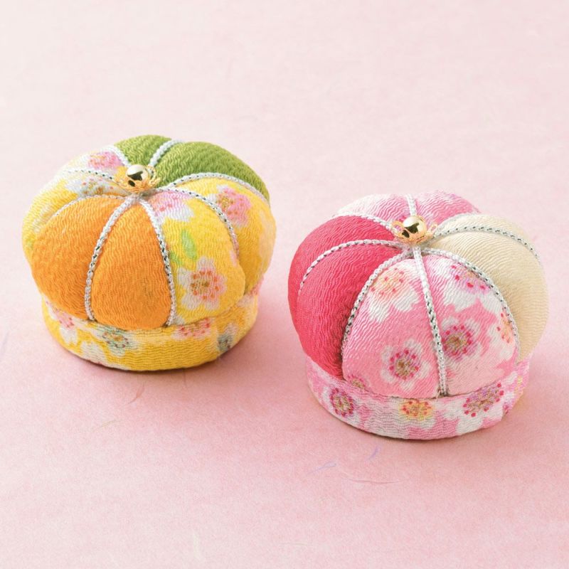 エコ手芸キット・ふっくらピンクッション（黄・ピンク）