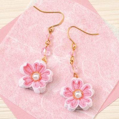 つまみ細工キット 花しごと28/大輪菊のコーム(丸つまみ、剣