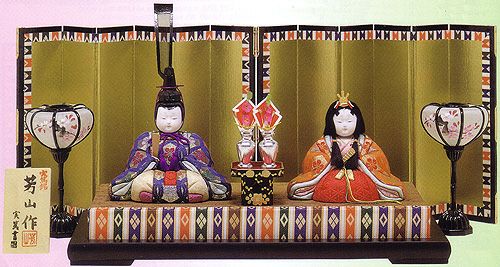 木目込み雛人形キット・親王飾・京極