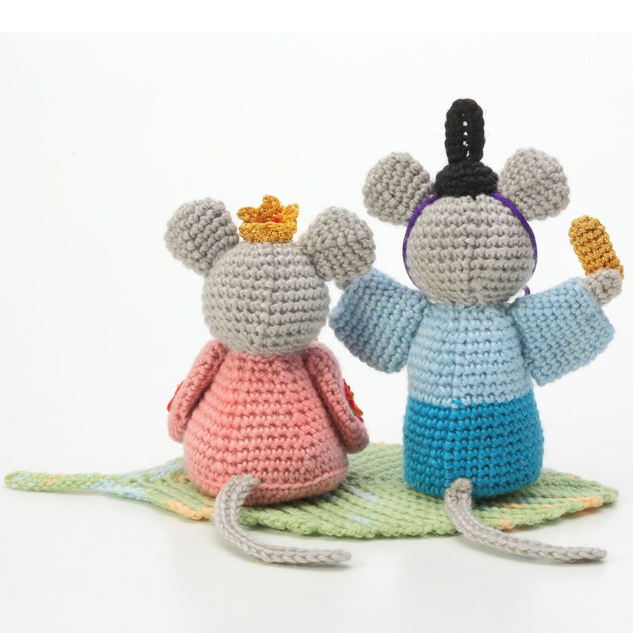 お雛様手作りキット あみぐるみ・雛ねずみ