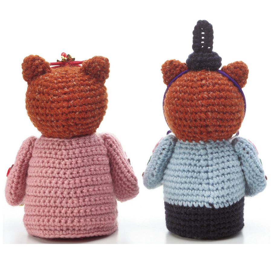 お雛様手作りキット あみぐるみ・雛わんこ