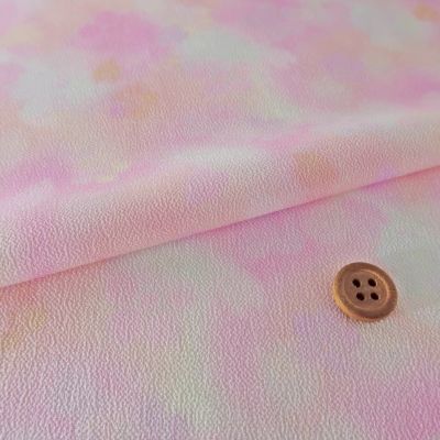 一越ちりめん ぼかし 春花かげろう(ピンク) 布がたりオリジナル
