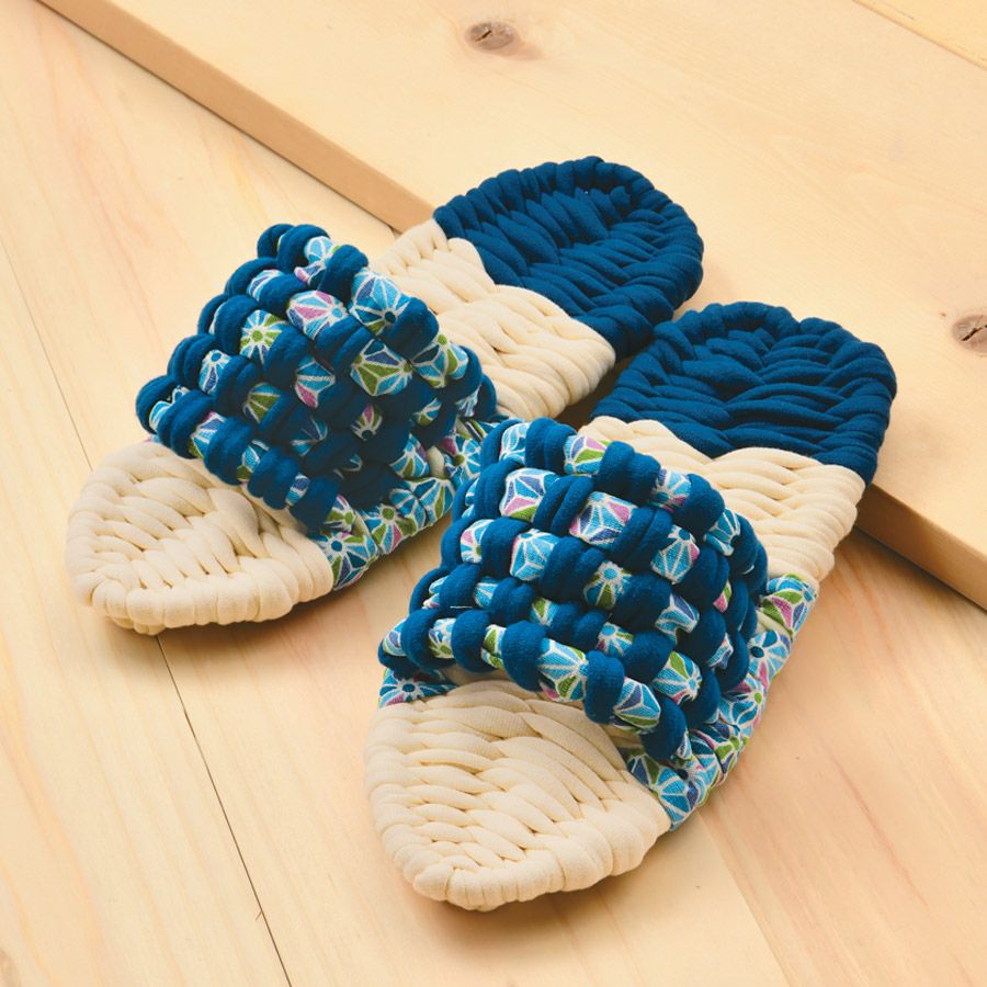 ハンドメイド 洗える布草履 （洗える 布ぞうり 布スリッパ ルーム 