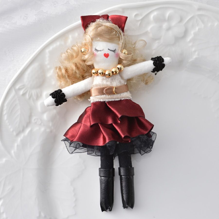 ドールチャームドレスキット ブラウン