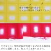 一越ちりめん生地 格子ぼかし(赤)