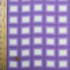 一越ちりめん生地 格子ぼかし(紫)