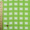 一越ちりめん生地 格子ぼかし(黄緑)