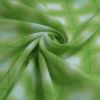一越ちりめん生地 格子ぼかし(黄緑)