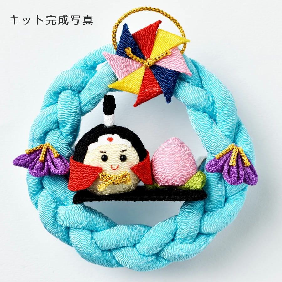 端午の節句/こどもの日 手作りキット 端午のリース(桃太郎)