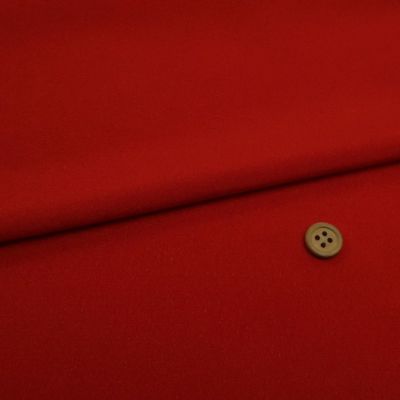 無地一越ちりめん(深紅) 10cm単位 切り売り