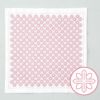 刺し子キット 一目刺しの花ふきん 鉄線 tessen クレマチス