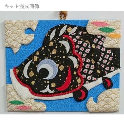 押絵キット・月々の彩「5月鯉のぼり」 |生地 和柄/和布/ちりめん手芸通販布がたり