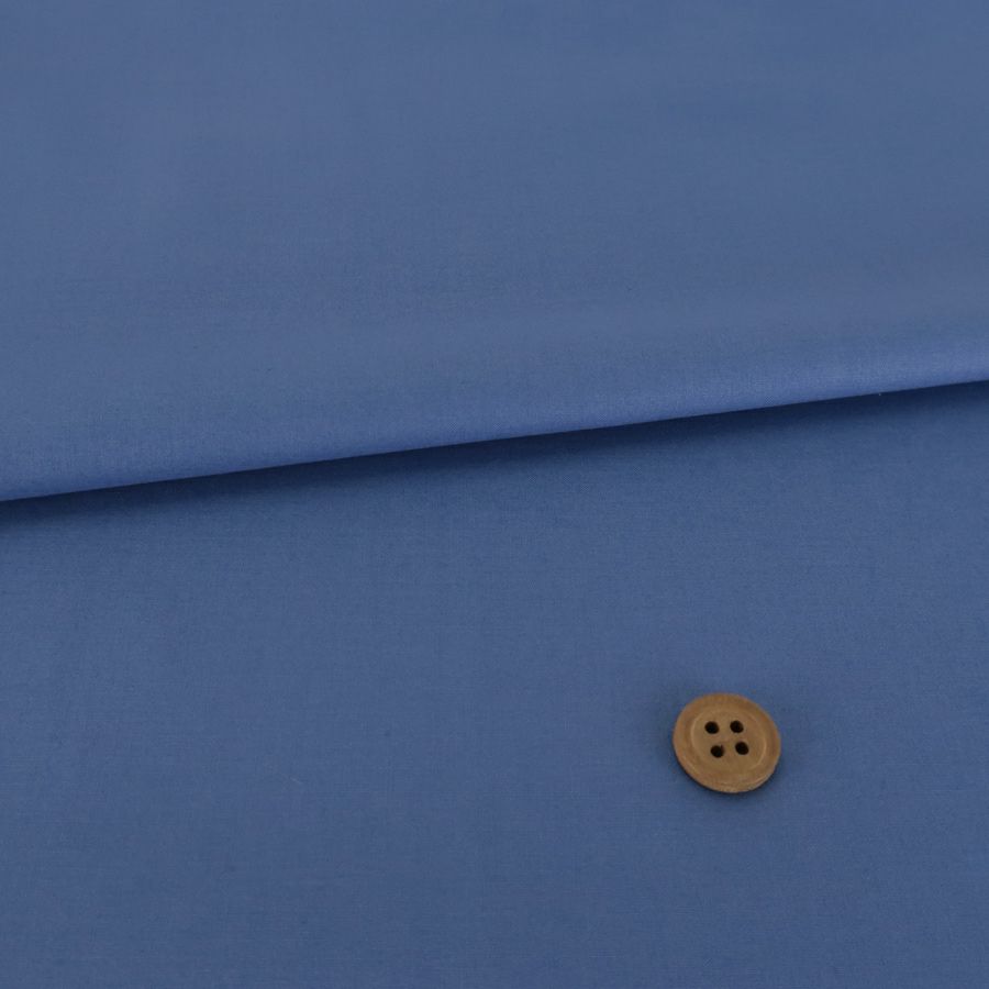 コットン生地・エイティスクエア無地(アッシュブルー)