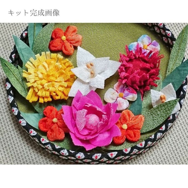 エプロン 子供用 ハンドメイド 手作り 薔薇 花柄 - エプロン