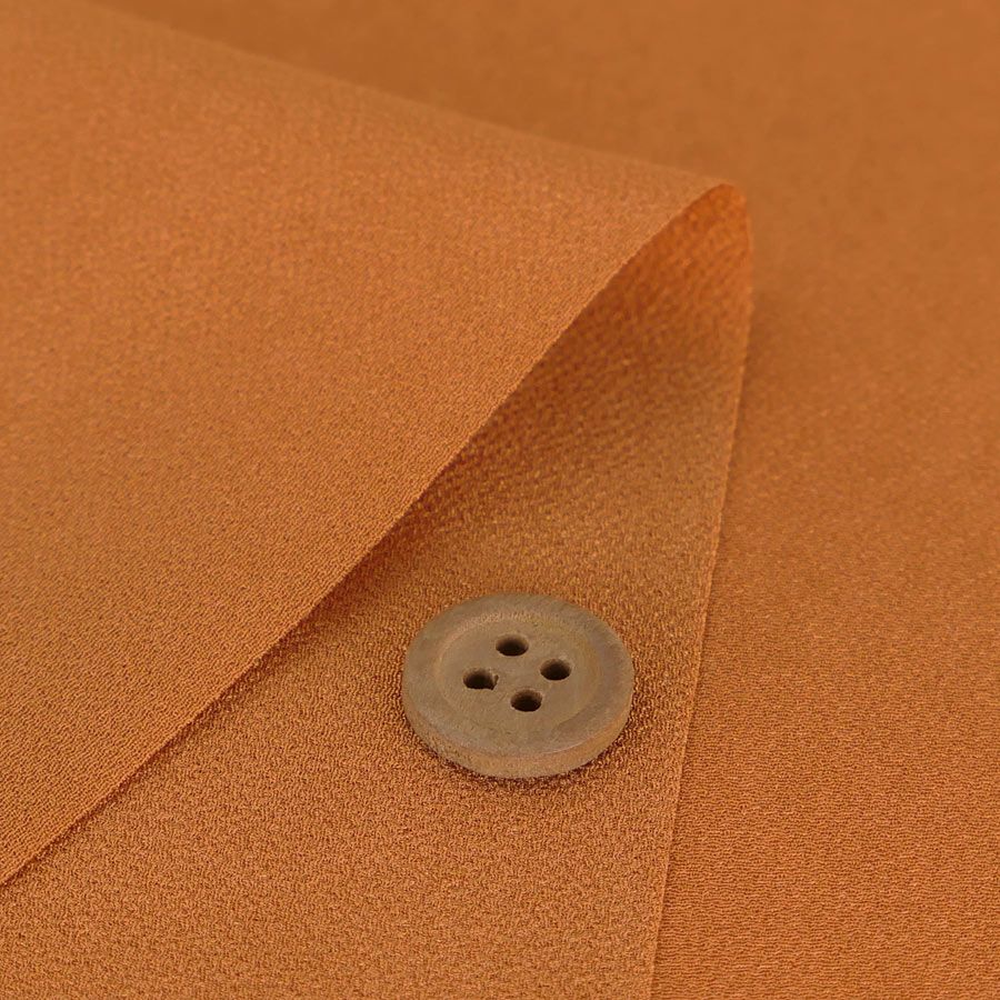 小シボ(一越)ちりめん 無地(たいしゃ色)